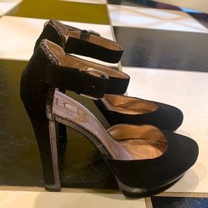 BCBG black high heels